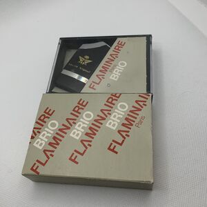 Rare vintage Flaminaire Paris Brio gas lighter, collectible pocket lighter